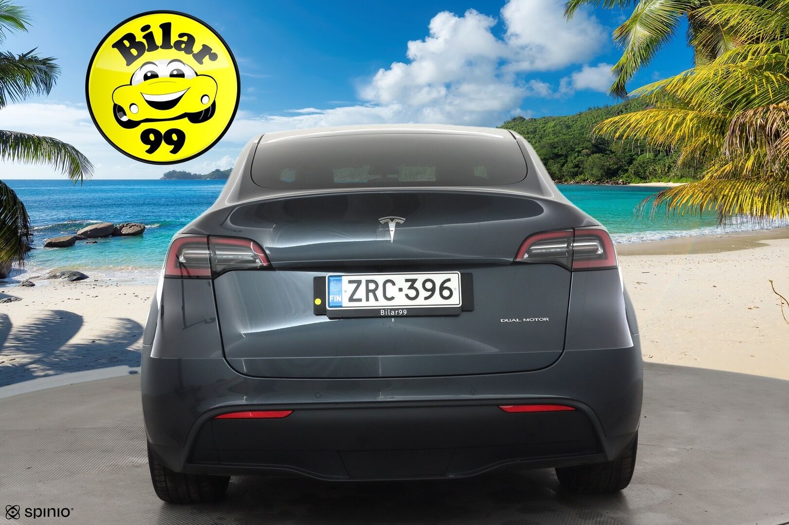TESLA MODEL Y 2021 Long Range Dual Motor AWD * Koukku / FSD / ILP / Lasikatto / Matrix LED / Valkoinen sisusta / Premium Audio / P.kamera * - Kahdet renkaat aluvanteilla - HULLUT AVAJAISHULINAT KORKOTARJOUS 3,29 %