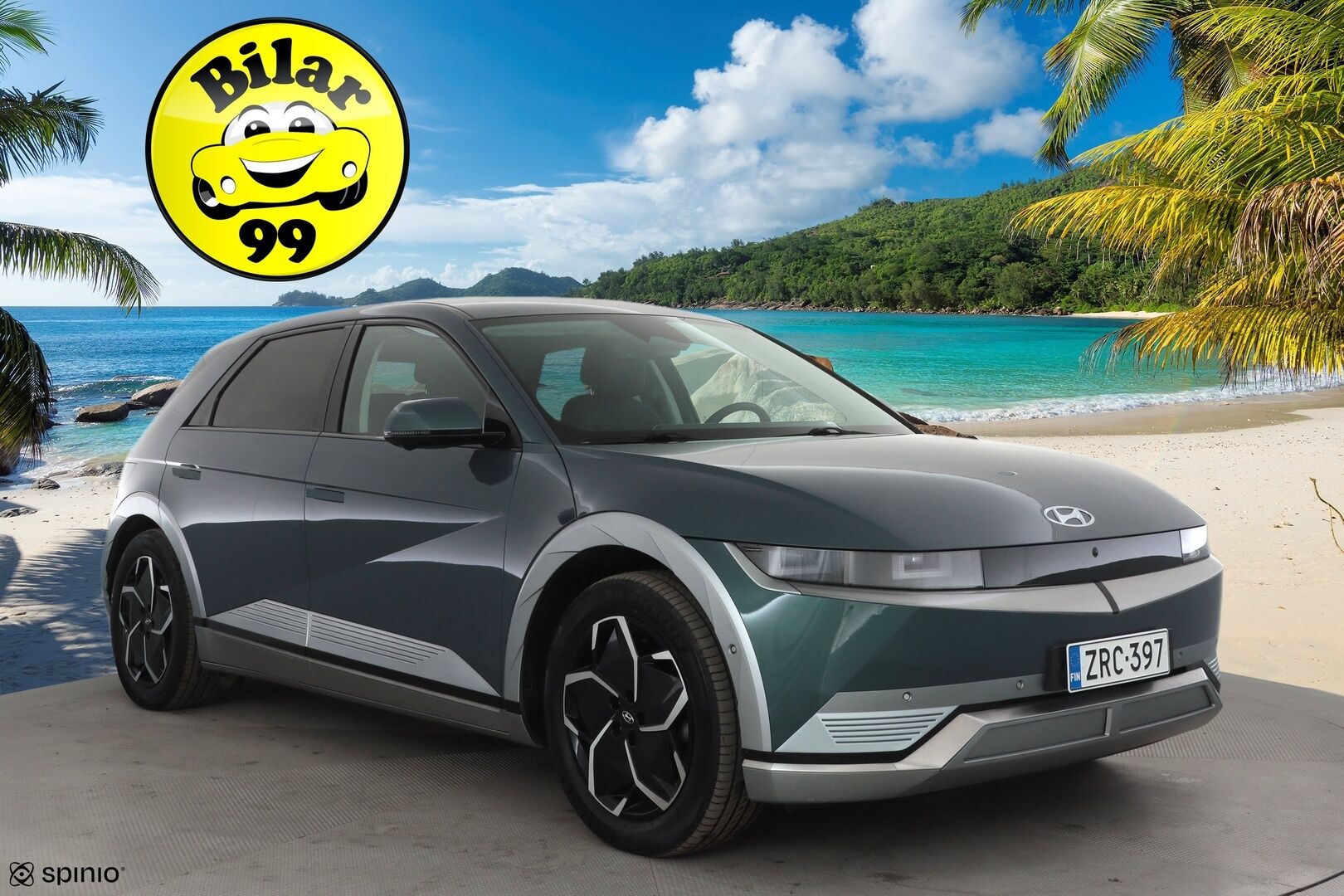 HYUNDAI IONIQ 5 2022 Premium 4WD * ACC / HUD / ILP / Relax-istuimet / Koukku / Bose / 360° / Matrix LED / Ilmastoidut nahat * - Kahdet renkaat aluvanteilla / Merkkihuollettu - HULLUT AVAJAISHULINAT KORKOTARJOUS 3,29 %