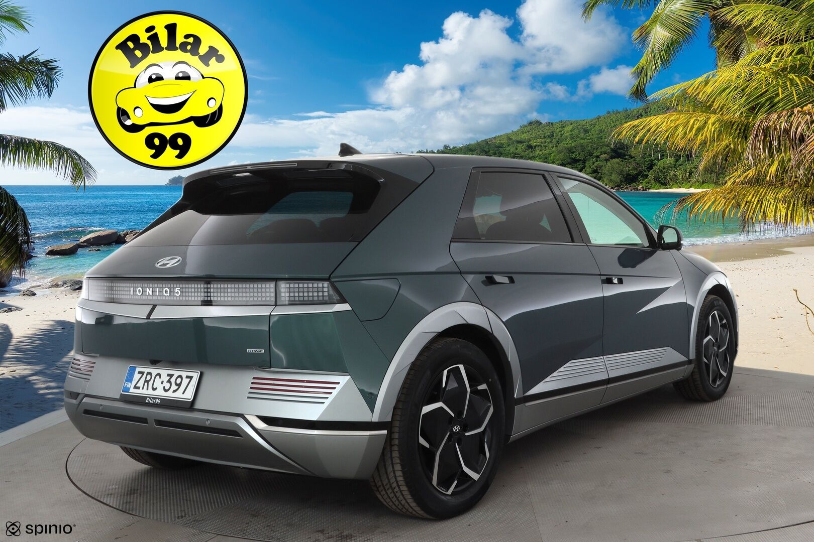 HYUNDAI IONIQ 5 2022 Premium 4WD * ACC / HUD / ILP / Relax-istuimet / Koukku / Bose / 360° / Matrix LED / Ilmastoidut nahat * - Kahdet renkaat aluvanteilla / Merkkihuollettu - HULLUT AVAJAISHULINAT KORKOTARJOUS 3,29 %