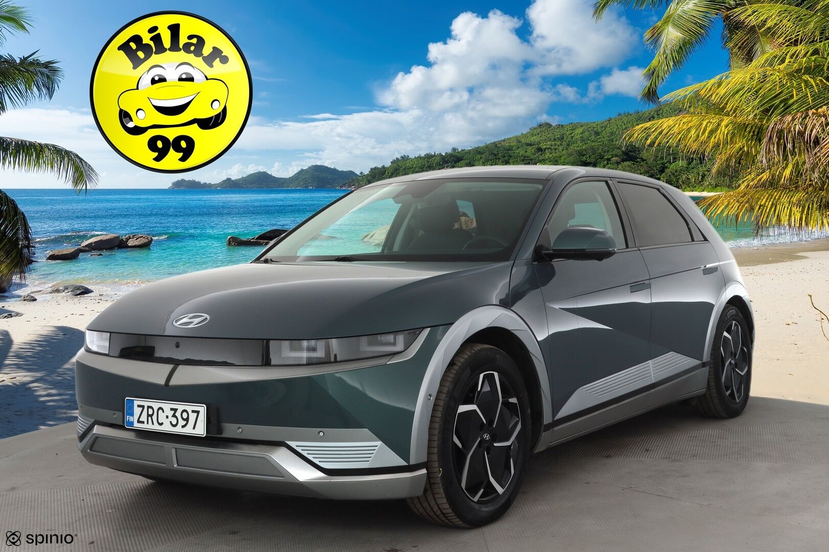 HYUNDAI IONIQ 5 2022 Premium 4WD * ACC / HUD / ILP / Relax-istuimet / Koukku / Bose / 360° / Matrix LED / Ilmastoidut nahat * - Kahdet renkaat aluvanteilla / Merkkihuollettu - HULLUT AVAJAISHULINAT KORKOTARJOUS 3,29 %