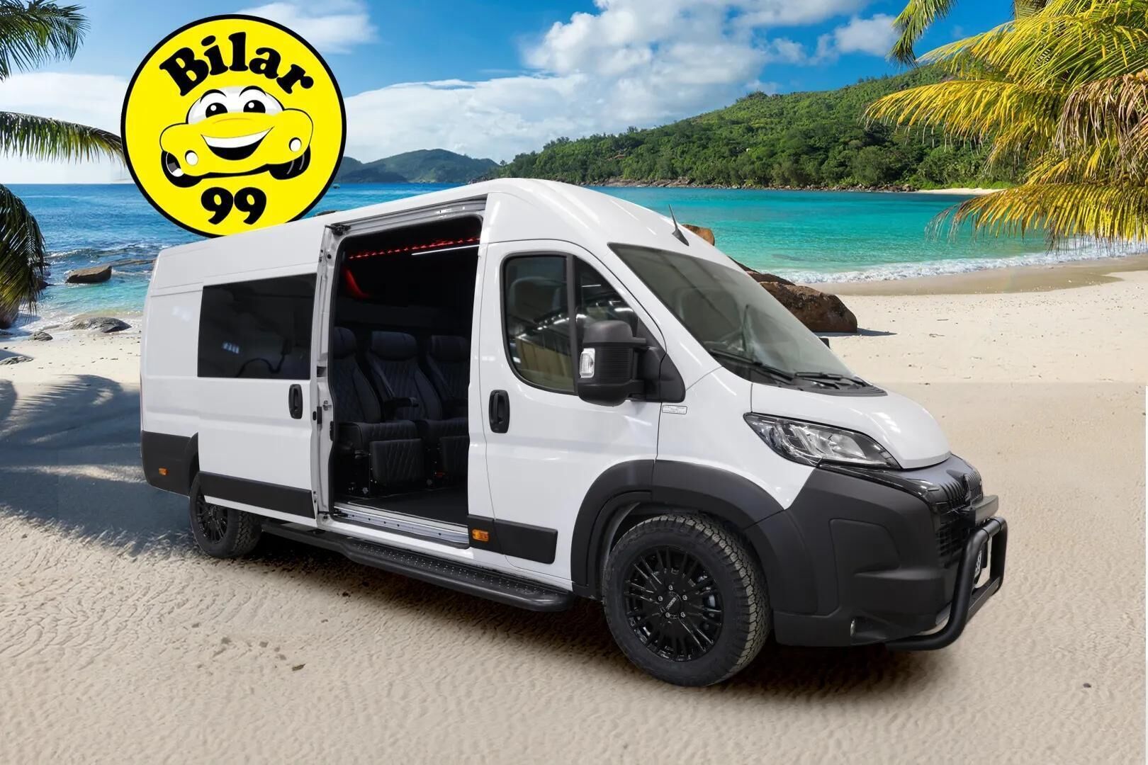 PEUGEOT BOXER 2025 L4H2 180hv Aut 6-P * Sorsa Royal Jatko-ohjaamo / Huippuvarusteltu / Vakkari / P.kamera / Nahat / LED-Lisä / GAS Audio / Navi / 2x Renkaat / ALV * - Keularauta / Kylkiputket / Lisäpitkä / Tehdastakuu voimassa - HULLUT AVAJAISHULINAT KORKOTARJOUS 3,29 %