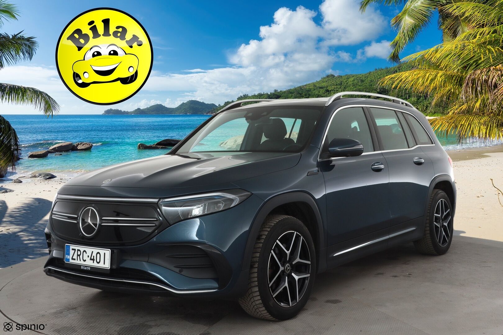 MERCEDES-BENZ EQB 2022 350 4MATIC AMG 7-P - Distronic+ | Midline | Panorama | 360° | Kaistavahti | LED | Navi | Keyless | Nahat | Sähköluukku | 7-Paikkainen | SoH 98.2% | AMG sisä- ja ulkopaketti | Kahdet Mersun vanteet | Puhdas Carvetical 
