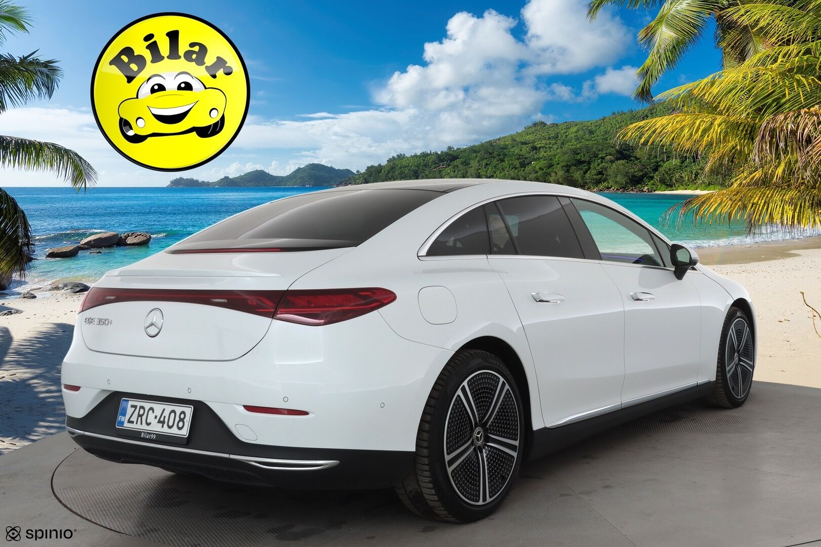 MERCEDES-BENZ EQE 2022 350+ - | Distronic+ | Burmester / 360° | Ilmastoidut muistinahat | Digital Light | Panorama | HUD / Airmatic | Keyless | Akuston esilämmitys | Ratinlämmitin | Merkkihuollettu | Supervarusteet 
