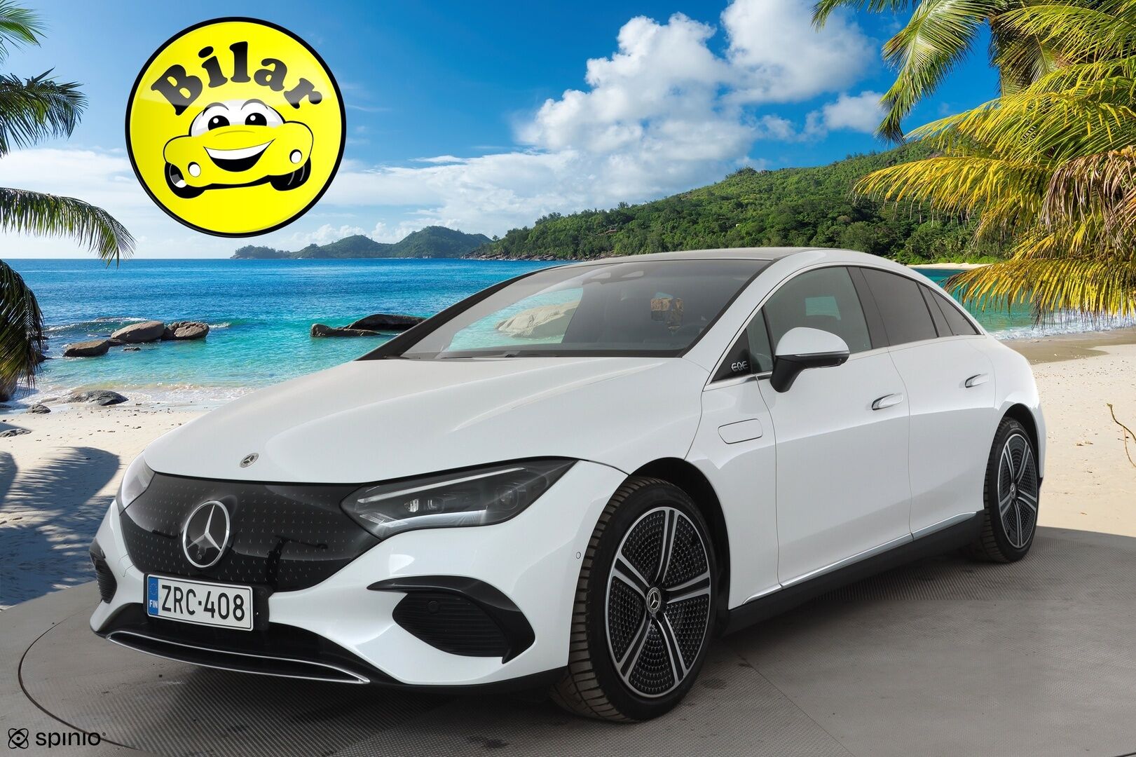 MERCEDES-BENZ EQE 2022 350+ - | Distronic+ | Burmester / 360° | Ilmastoidut muistinahat | Digital Light | Panorama | HUD / Airmatic | Keyless | Akuston esilämmitys | Ratinlämmitin | Merkkihuollettu | Supervarusteet 
