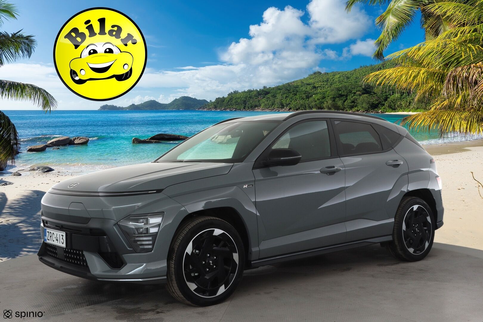 HYUNDAI KONA ELECTRIC 2025 N Line Elektro 2WD - Seuraava katsastus 01.2029 | SOH 99.3% | Puhdas CarVertical |  ACC | ILP | Kaistavahti | Kamera | LED | Navi | Keyless | Ratinlämmitin | Sähköluukku