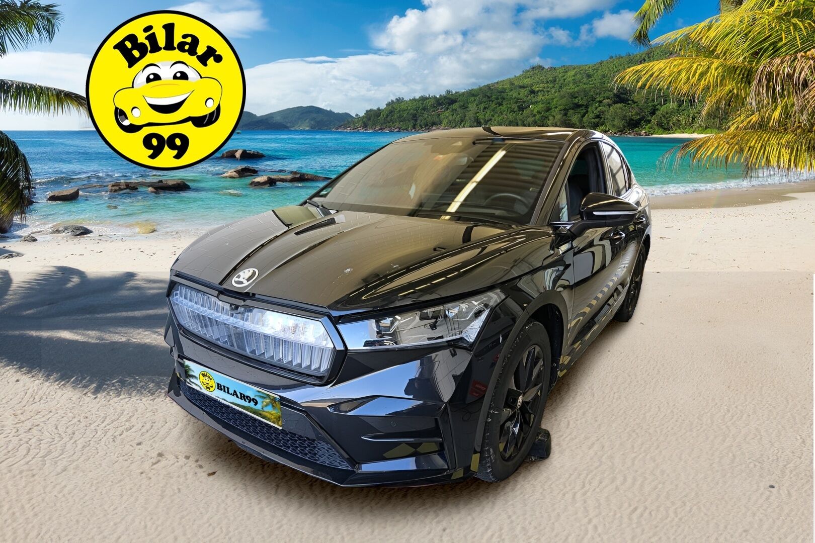 SKODA ENYAQ 2025 85iV Coupe RS 4x4 250kW * ACC / ILP / Koukku / Canton / HUD / Lasikatto / 360-Kamera / Muistipenkit / Keyless * - Kahdet Renkaat Aluvanteilla - HULLUT AVAJAISHULINAT KORKOTARJOUS 3,29 %