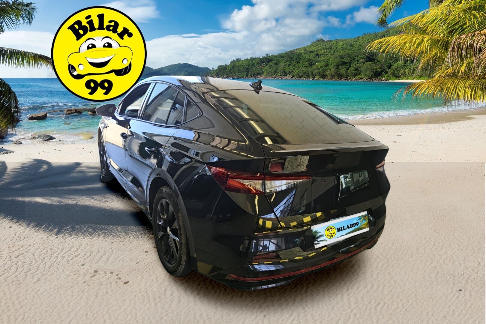 SKODA ENYAQ 2025 85iV Coupe RS 4x4 250kW * ACC / ILP / Koukku / Canton / HUD / Lasikatto / 360-Kamera / Muistipenkit / Keyless * - Kahdet Renkaat Aluvanteilla - HULLUT AVAJAISHULINAT KORKOTARJOUS 3,29 %