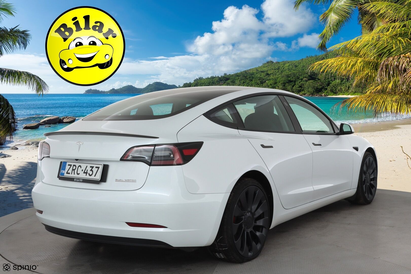 TESLA MODEL 3 2023 Performance Dual Motor - | ILP | ACC | Lasikatto | Matrix-LED | P.Kamera | Muistipenkki | Premium Audio | Navi | Keyless | Kahdet renkaat aluvanteilla |