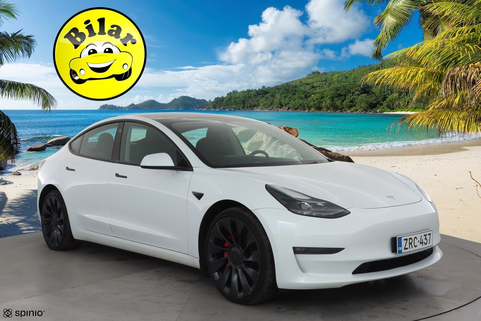 TESLA MODEL 3 2023 Performance Dual Motor - | ILP | ACC | Lasikatto | Matrix-LED | P.Kamera | Muistipenkki | Premium Audio | Navi | Keyless | Kahdet renkaat aluvanteilla |