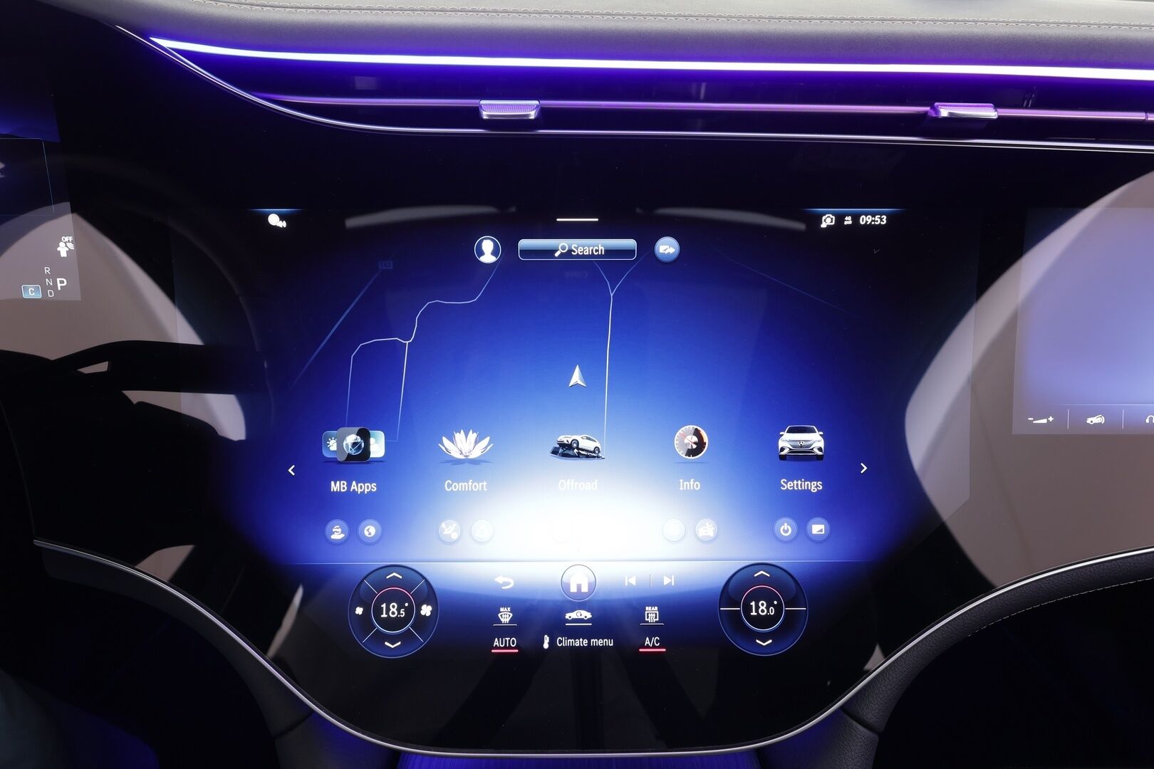 MERCEDES-BENZ EQE SUV 2023 350 4Matic - | Distronic+ | Hyperscreen | ILP | Koukku | Burmester | Panorama | Digital Light | 360° | Muistinahat | Ratinlämmitin | Navi | Keyless | Kahdet renkaat aluvanteilla | Huippuvarusteet |