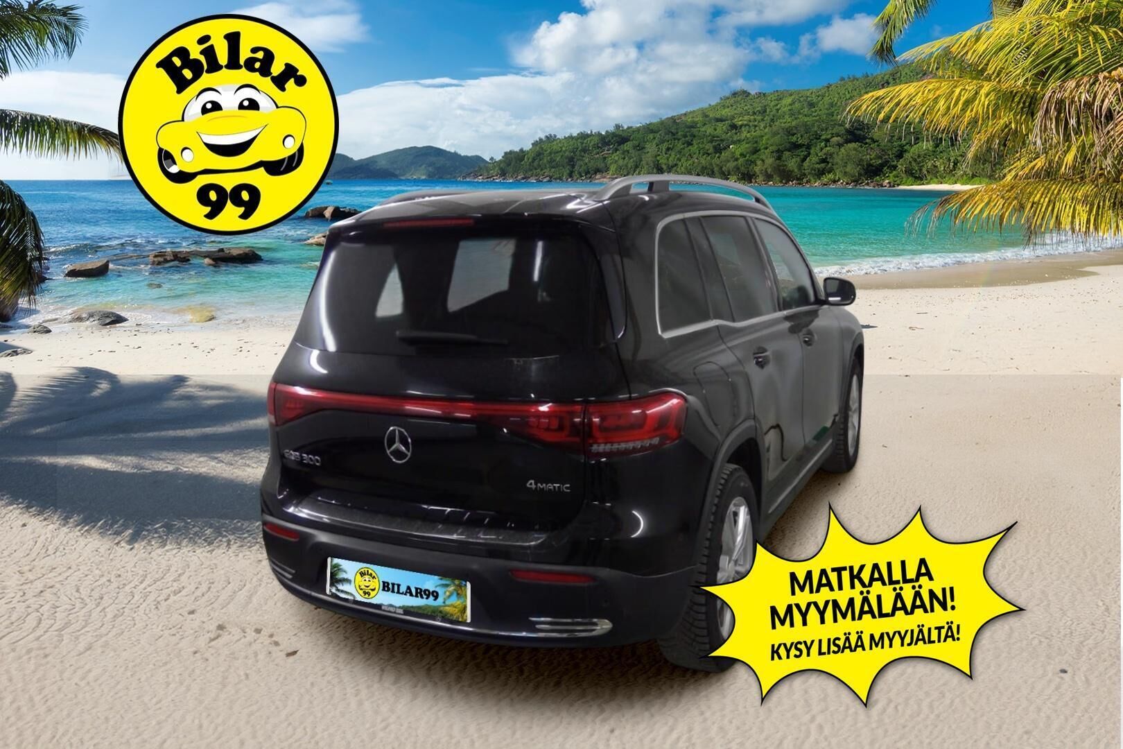 MERCEDES-BENZ EQB 2023 300 4Matic - | Distronic+ | Kaistavahti | P.Kamera | Widescreen | LED | Navi | Puolinahat | Sähköluukku | Katvevaroitin | Kahdet renkaat aluvanteilla | Merkkihuollettu |