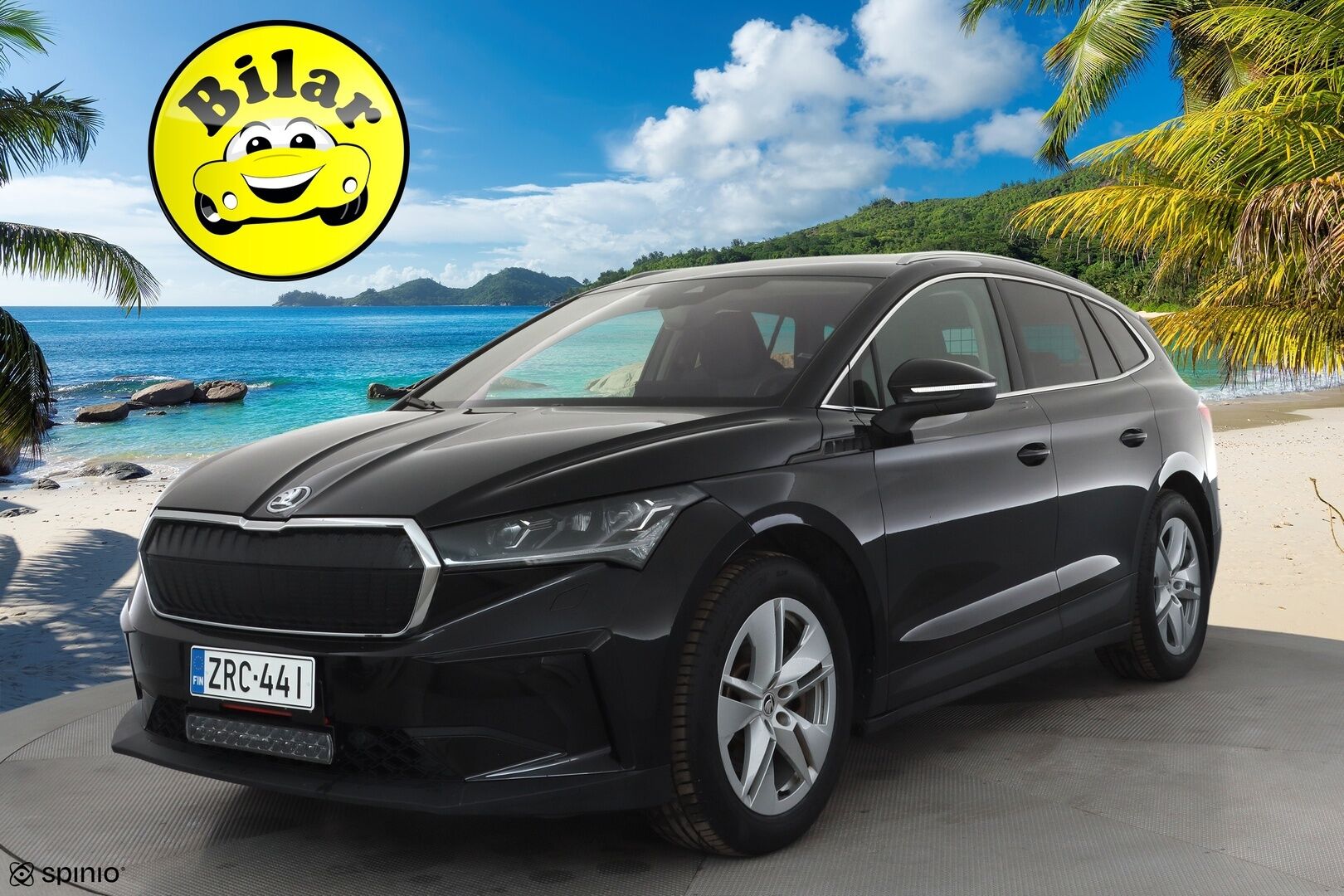 SKODA ENYAQ 2023 80x 4x4 iV - Lämpöpumppu | Koukku | Matrix LED | ACC | Peruutuskamera | Puolinahkasisusta | Muistipenkki | Ratinlämmitys | Huippuvarusteet!
