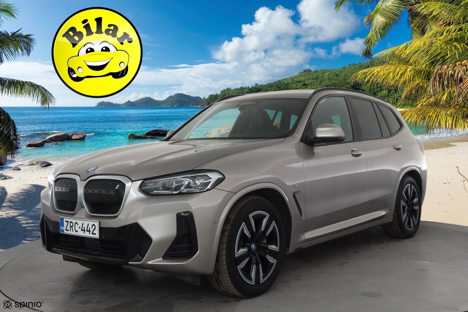 BMW IX3 2023 M-Sport - ACC | Koukku | Panorama | Muistipenkki | Adapt.LED | Sporttinahat | Navi | Adapt.Alusta | P.Kamera | Kahdet renkaat aluvanteilla | Merkkihuollettu