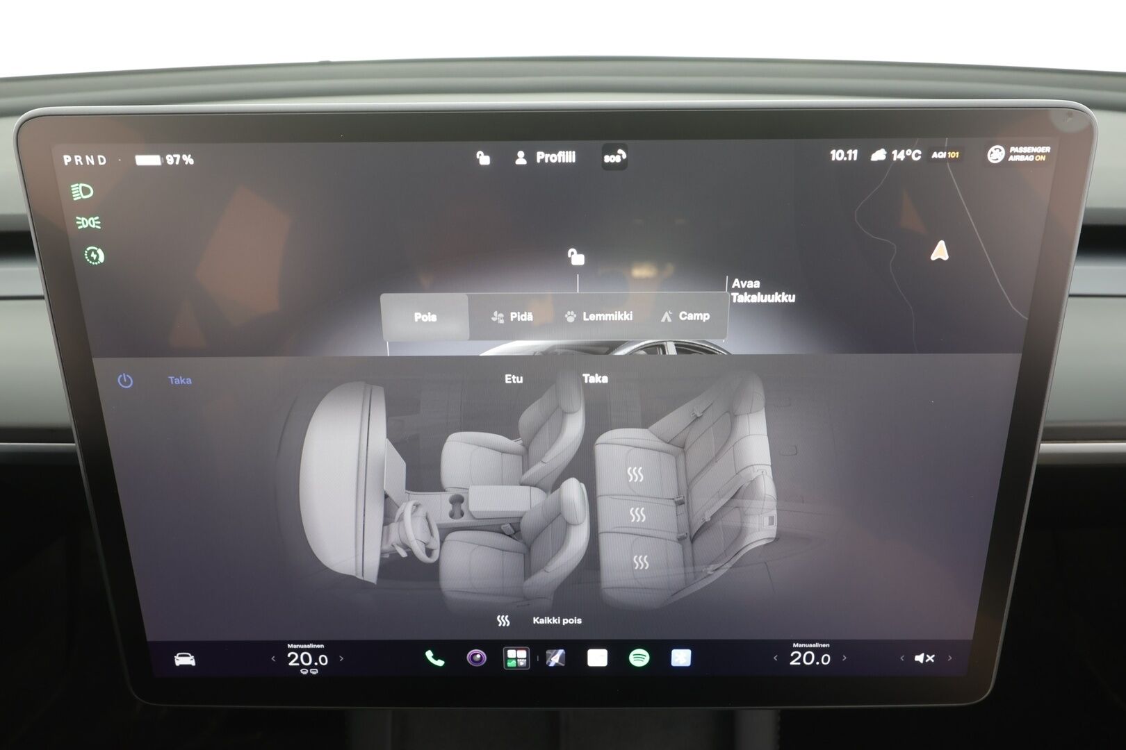 TESLA MODEL 3 2022 Long Range - | Koukku | ILP | ACC | Lasikatto | Matrix-LED | P.Kamera | Muistipenkki | Premium Audio | Navi | Keyless | 2x Latauskaapelit | Suomi-auto |