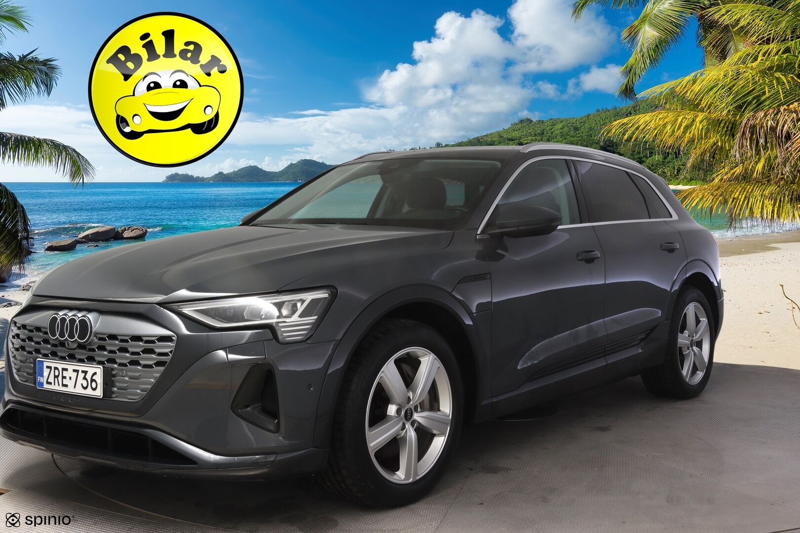 Audi Q8 e-tron 2024 Q8 50 e-tron Quattro Advanced - | ACC | P. Kamera | MMI Navi Plus | Muistipenkki kuskilla | Nahkasisusta | Audi Sound System | LED | Merkkihuollettu |