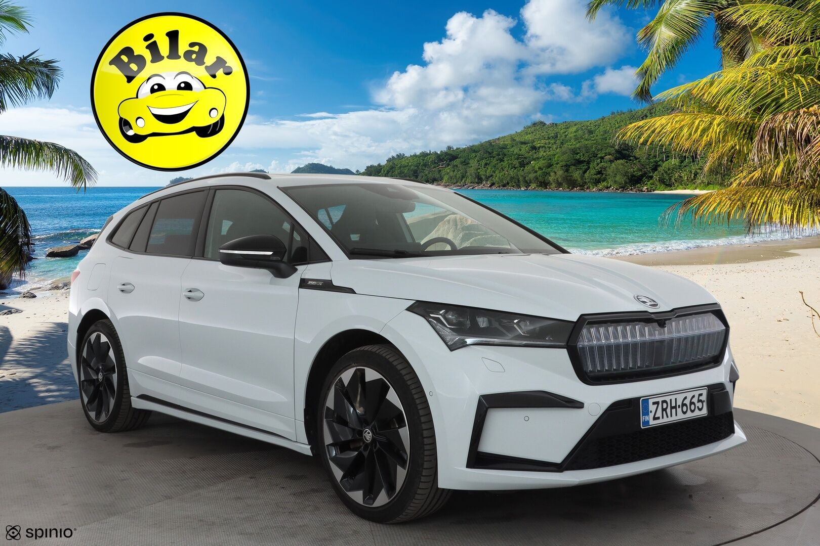 Skoda Enyaq 2022 Coupe 80x 4x4 Sportline iV * ACC / ILP / Koukku / HUD / Panorama / Matrix-LED / P.kamera * - Kahdet Renkaat