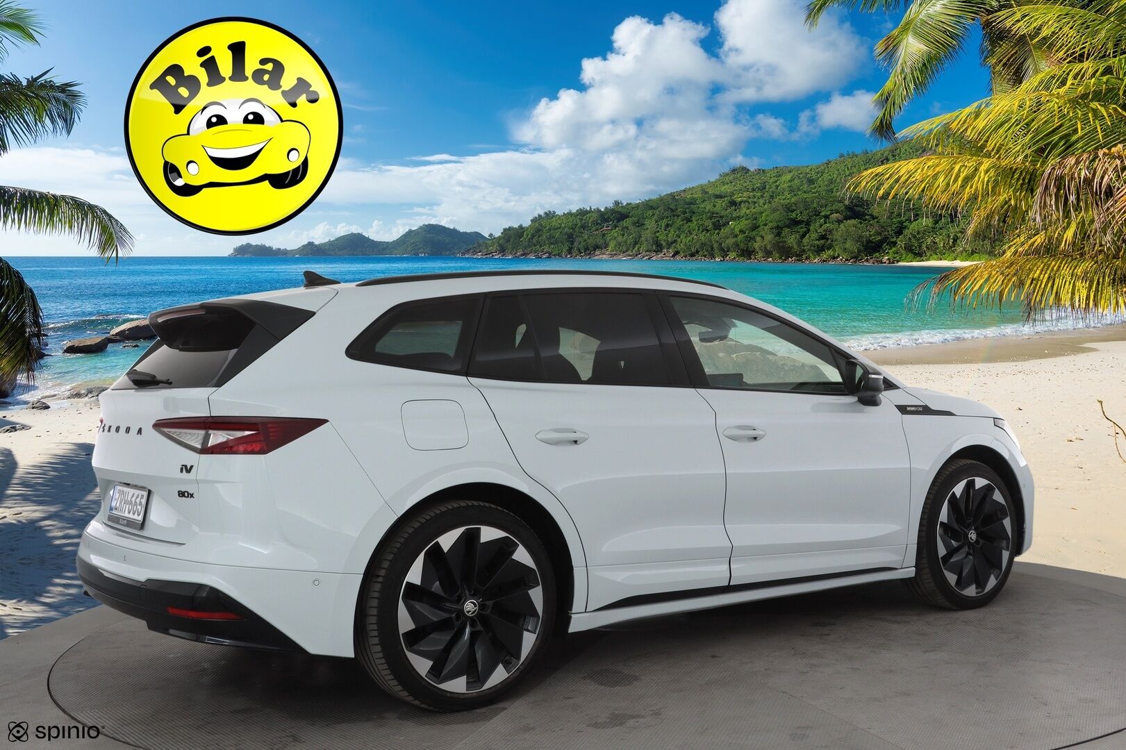 Skoda Enyaq 2022 Coupe 80x 4x4 Sportline iV * ACC / ILP / Koukku / HUD / Panorama / Matrix-LED / P.kamera * - Kahdet Renkaat