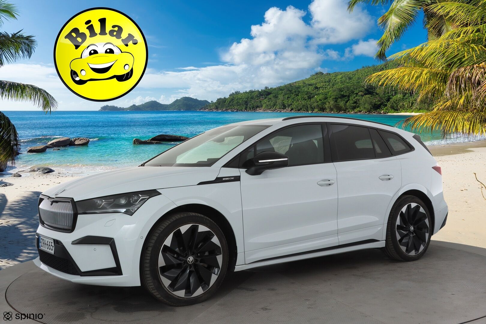 Skoda Enyaq 2022 Coupe 80x 4x4 Sportline iV * ACC / ILP / Koukku / HUD / Panorama / Matrix-LED / P.kamera * - Kahdet Renkaat