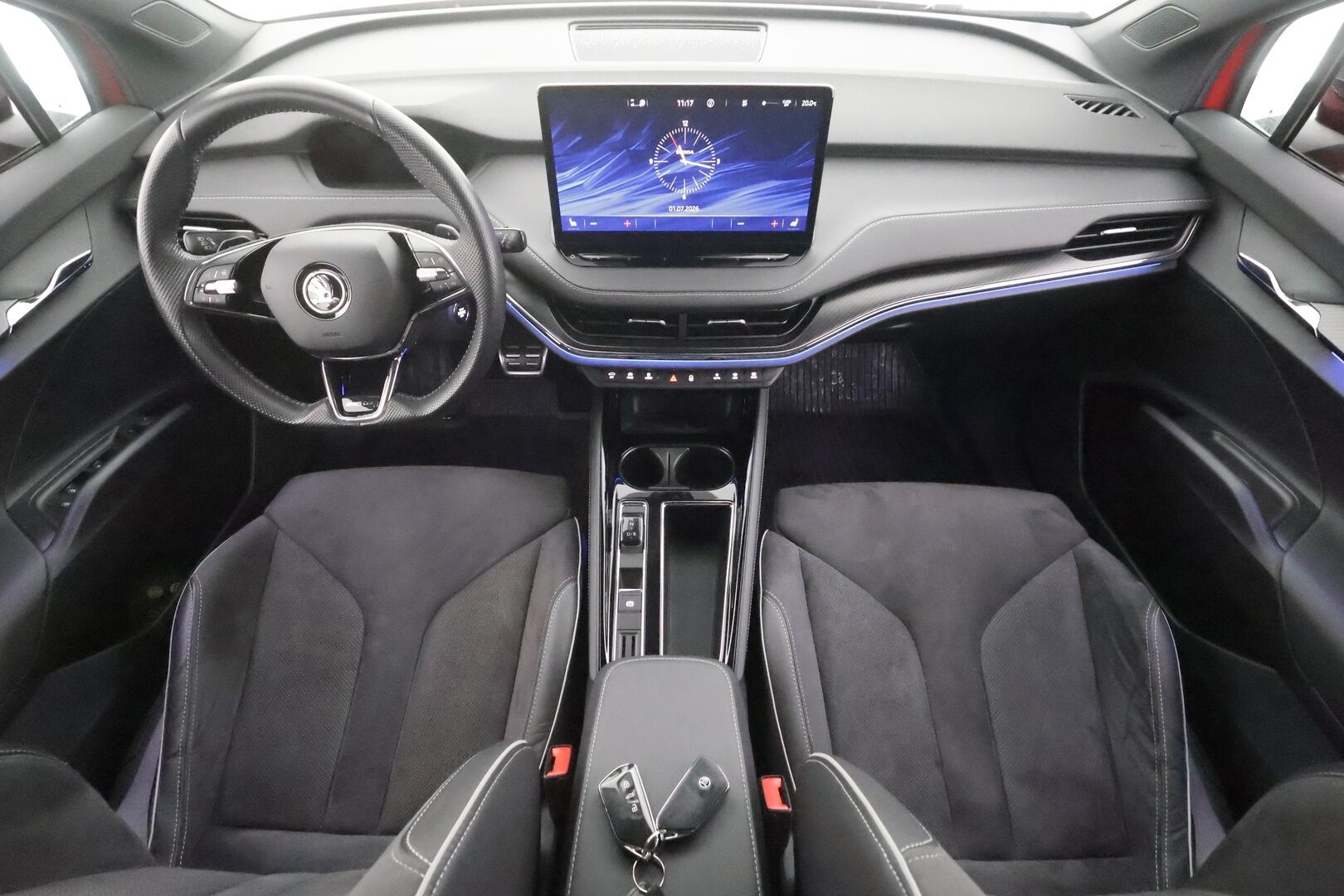 Skoda Enyaq 2022 80x 4x4 iV Sportline - | ACC | ILP | Crystal Light Matrix-LED | P.Kamera | Keyless | Puolinahat | Apple&Android | Merkkihuollettu | Kahdet Renkaat | Koti & Kauppalaturi |