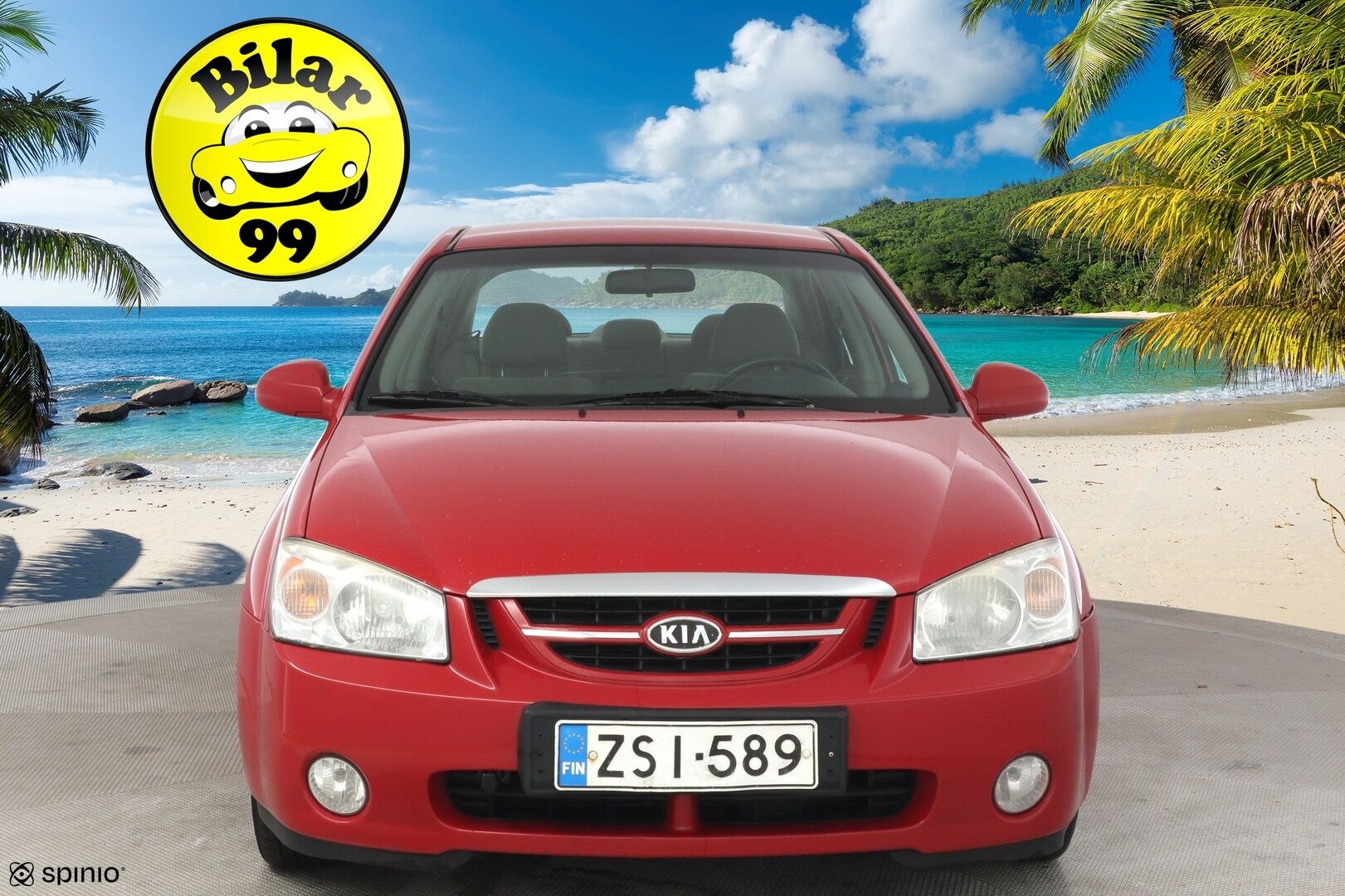 Kia Cerato 2005 4D CERATO SEDAN 1.6 AUTOMATIC ** YritysOutlet - Myydään vain yrityksille - Huoltohistoria / Juuri katsastettu / 2 renkaat / Vetokoukku * 