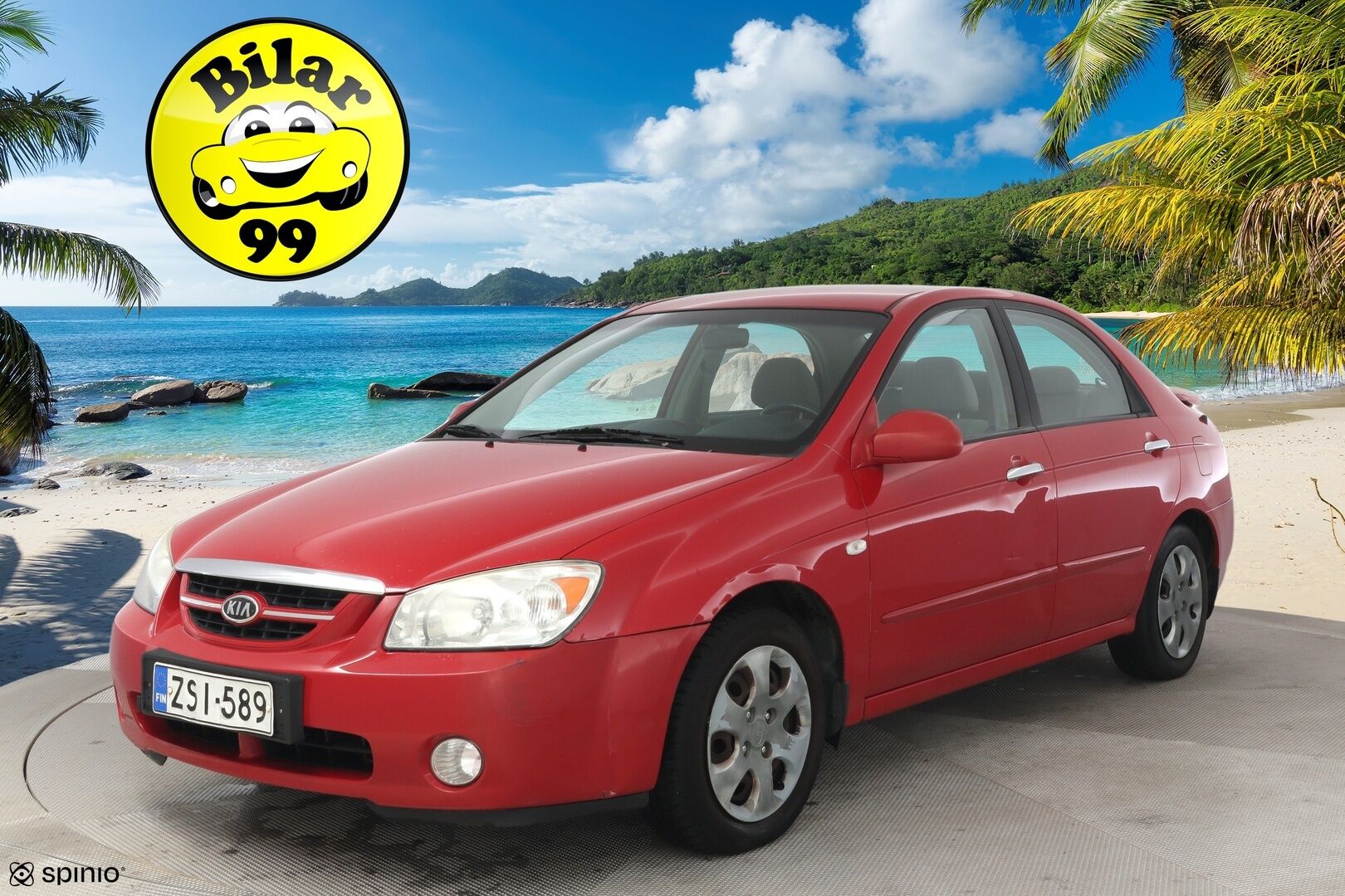 Kia Cerato 2005 4D CERATO SEDAN 1.6 AUTOMATIC ** YritysOutlet - Myydään vain yrityksille - Huoltohistoria / Juuri katsastettu / 2 renkaat / Vetokoukku * 