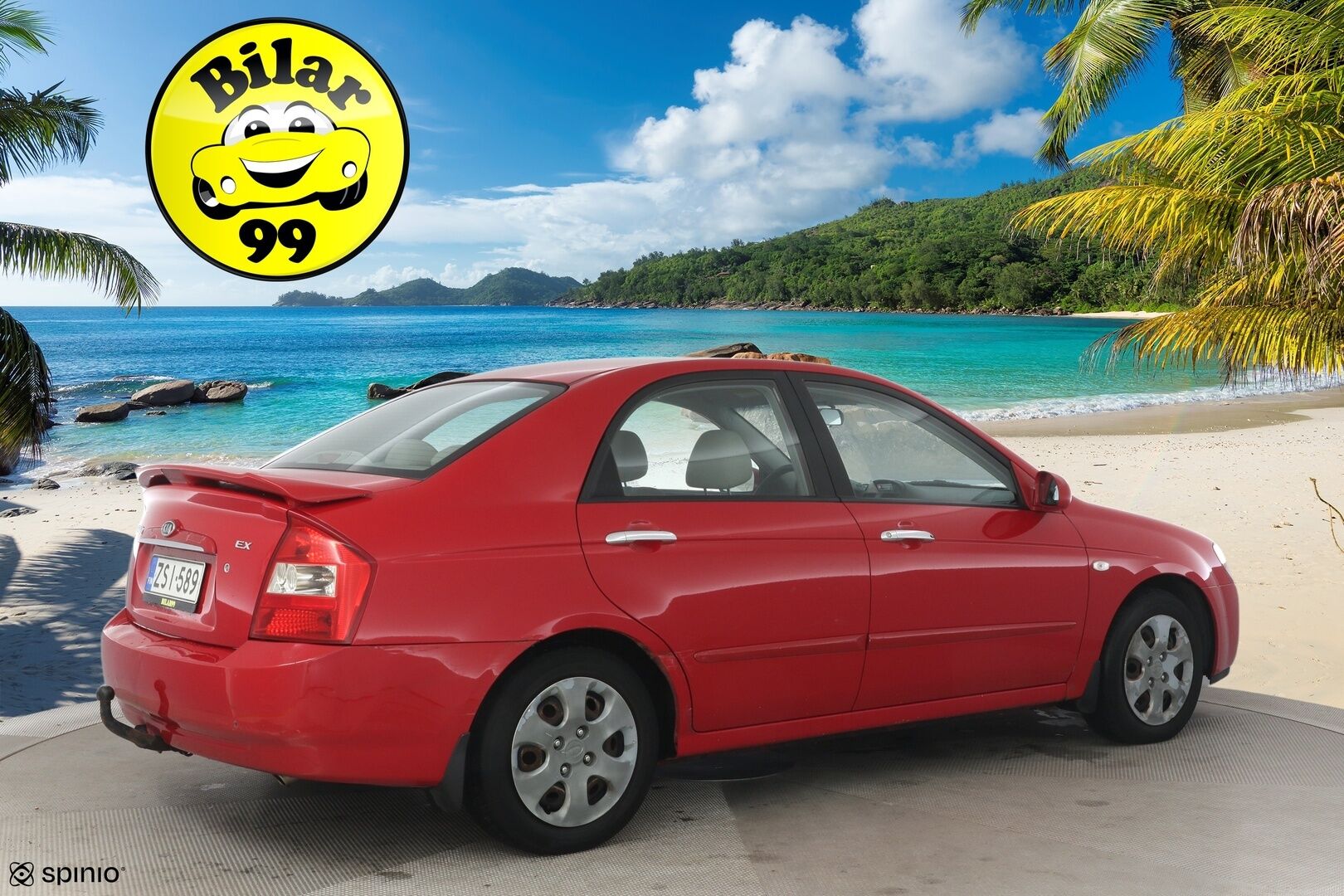 Kia Cerato 2005 4D CERATO SEDAN 1.6 AUTOMATIC ** YritysOutlet - Myydään vain yrityksille - Huoltohistoria / Juuri katsastettu / 2 renkaat / Vetokoukku * 