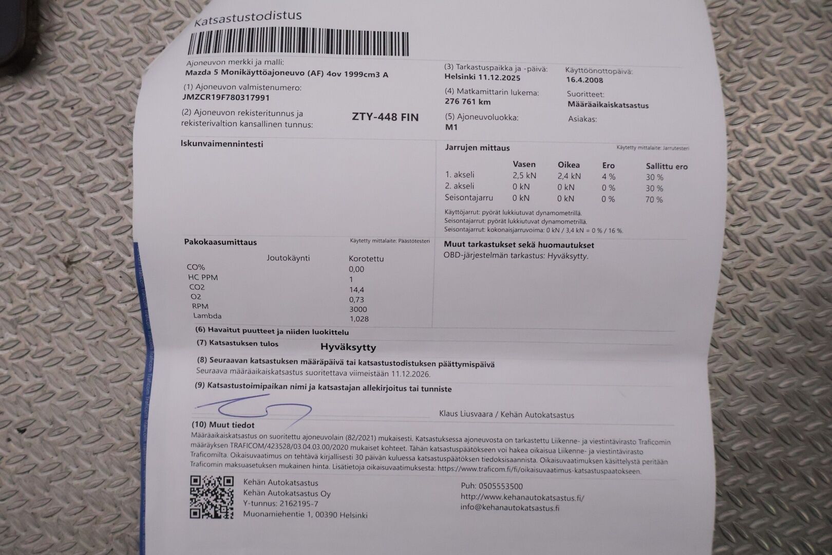 Mazda Mazda5 2008 MPV 2,0 Active Business 5AT 5d HC2 ** YritysOutlet - Myydään vain yrityksille ** - *YritysOutlet - Myydään vain yrityksille*