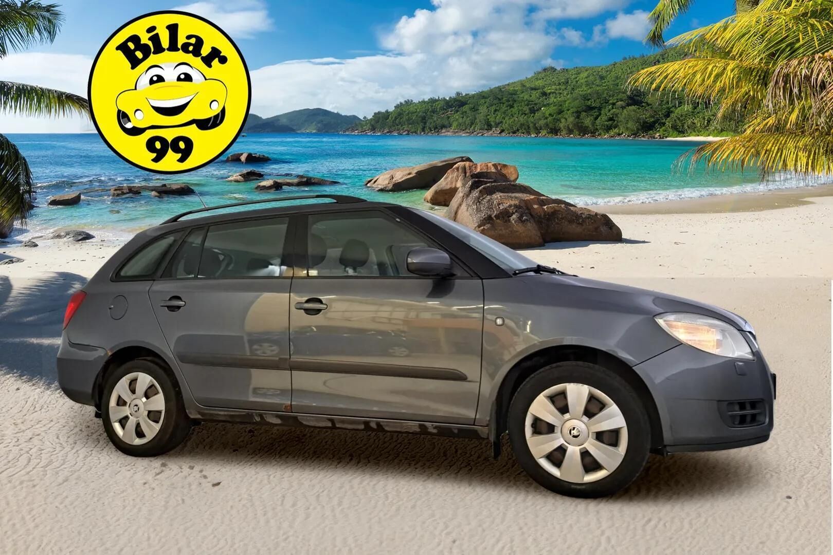 Skoda Fabia 2008 Combi 1,6 16V Ambiente - | Myydään huutokaupat.comissa | Vetokoukku | AUX | Lohko+sisäpistoke | - KORKO VAIN 3,99 %