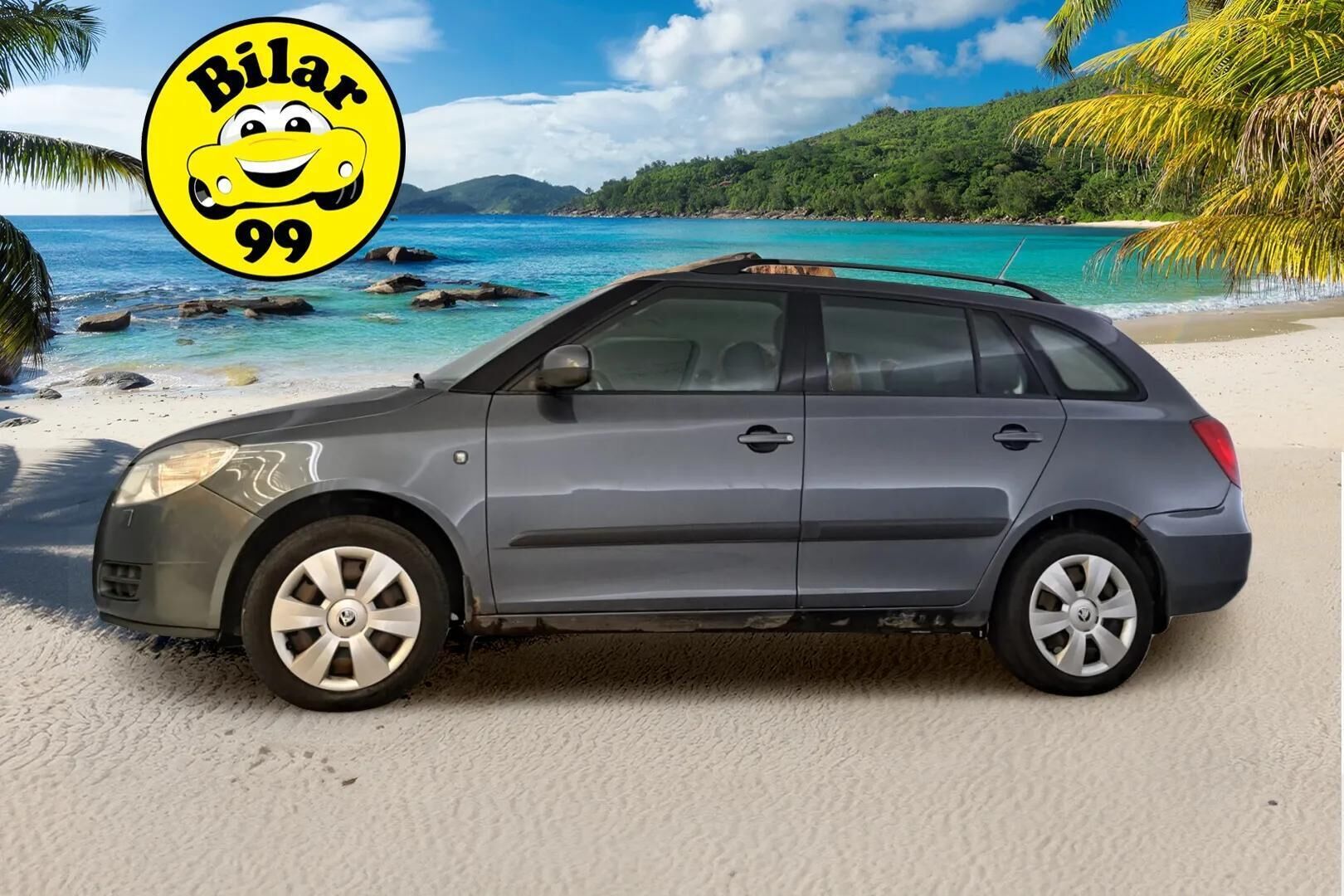 Skoda Fabia 2008 Combi 1,6 16V Ambiente - | Myydään huutokaupat.comissa | Vetokoukku | AUX | Lohko+sisäpistoke | - KORKO VAIN 3,99 %