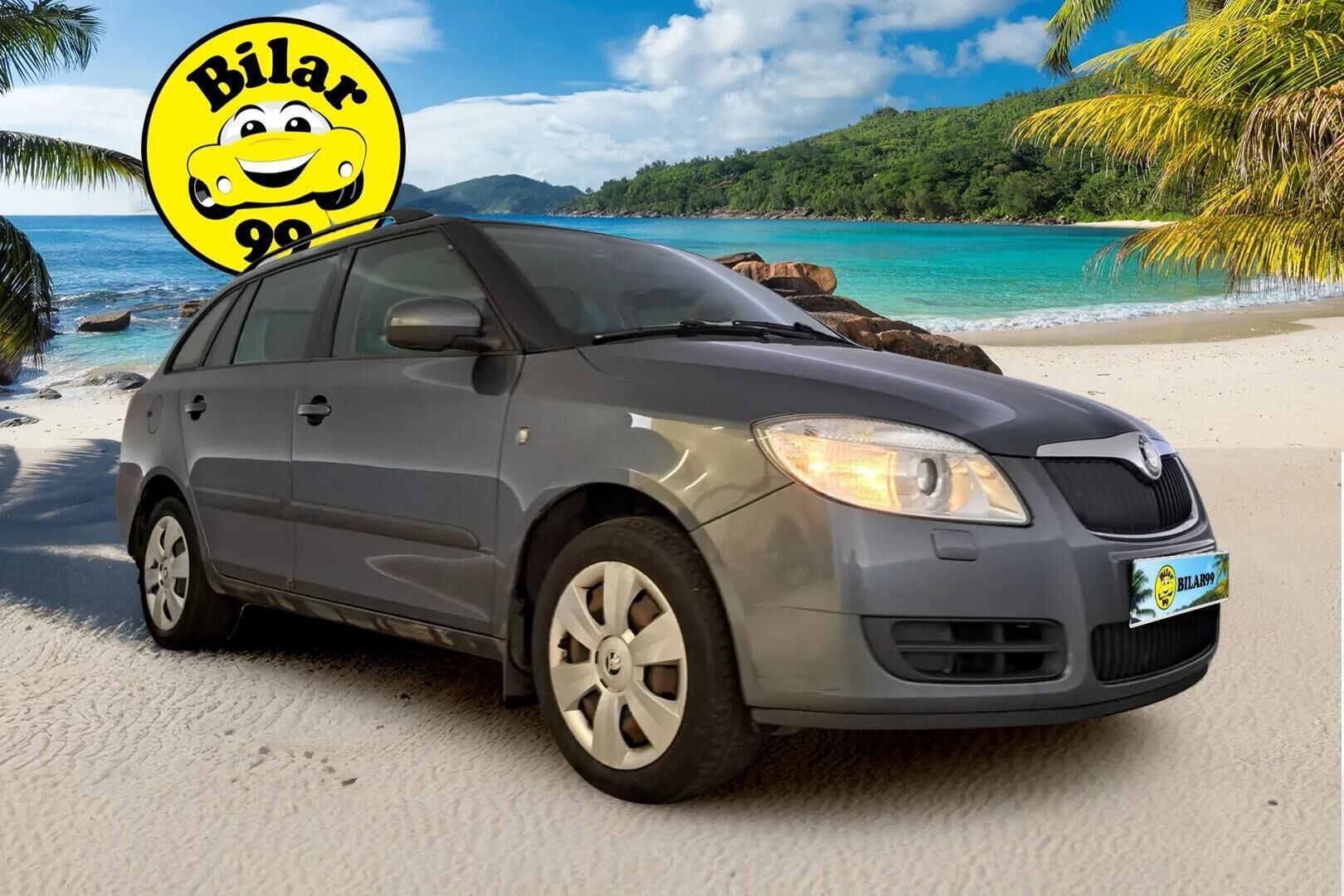 Skoda Fabia 2008 Combi 1,6 16V Ambiente - | Myydään huutokaupat.comissa | Vetokoukku | AUX | Lohko+sisäpistoke | - KORKO VAIN 3,99 %