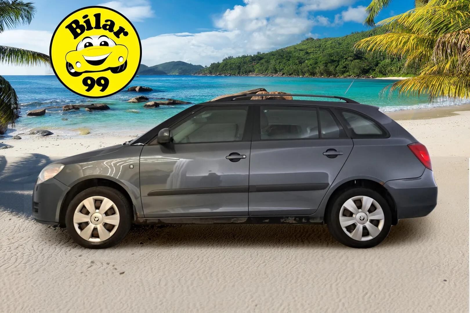 Skoda Fabia 2008 Combi 1,6 16V Ambiente - | Myydään huutokaupat.comissa | Vetokoukku | AUX | Lohko+sisäpistoke | - KORKO VAIN 3,99 %