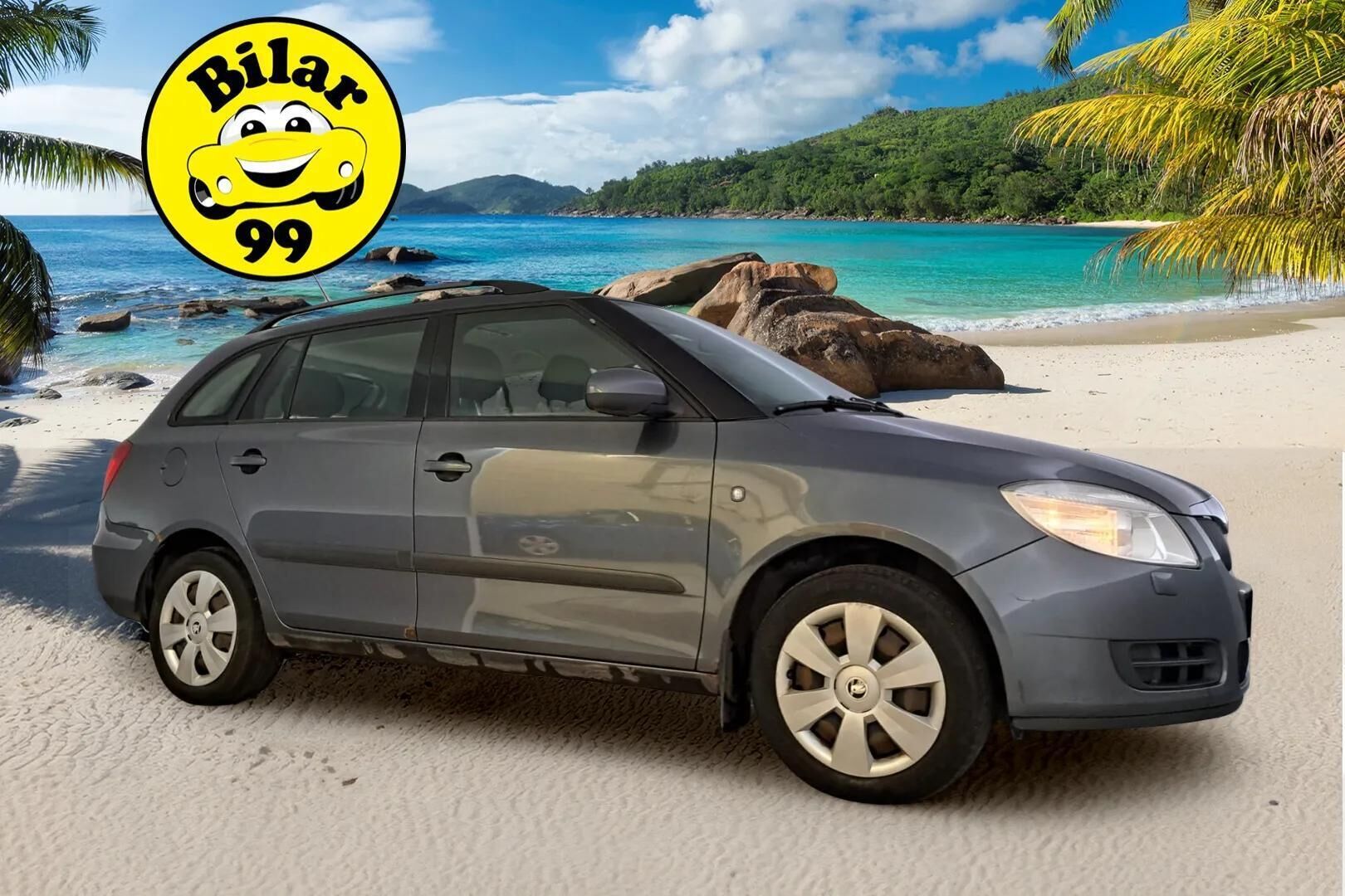 Skoda Fabia 2008 Combi 1,6 16V Ambiente - | Myydään huutokaupat.comissa | Vetokoukku | AUX | Lohko+sisäpistoke | - KORKO VAIN 3,99 %