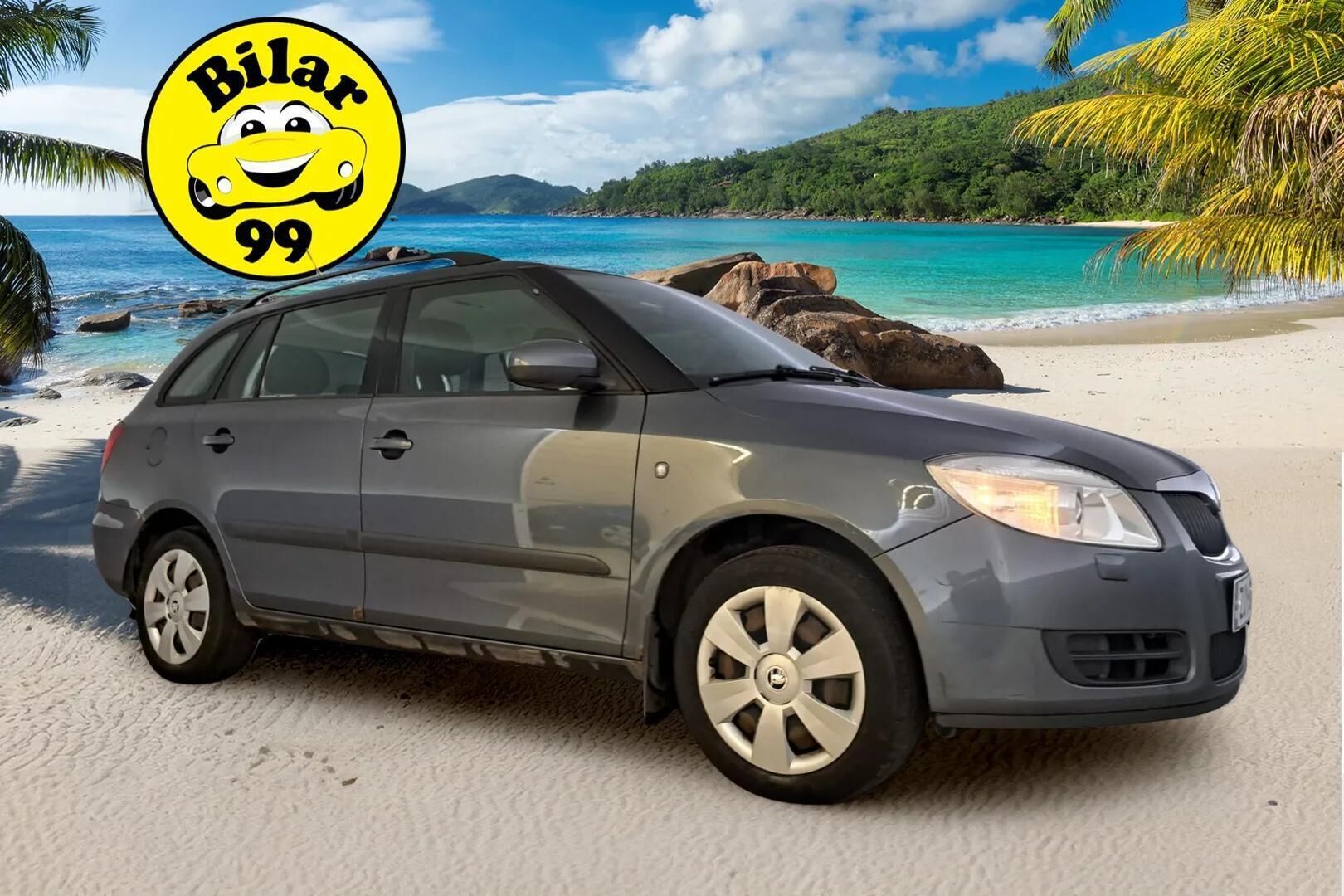 Skoda Fabia 2008 Combi 1,6 16V Ambiente - | Myydään huutokaupat.comissa | Vetokoukku | AUX | Lohko+sisäpistoke | - KORKO VAIN 3,99 %