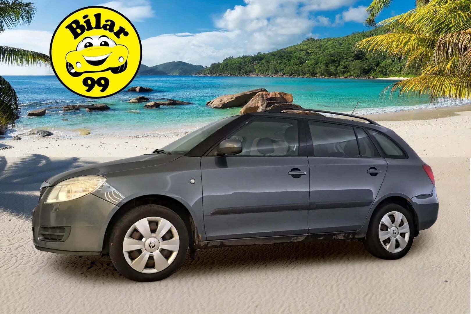 Skoda Fabia 2008 Combi 1,6 16V Ambiente - | Myydään huutokaupat.comissa | Vetokoukku | AUX | Lohko+sisäpistoke | - KORKO VAIN 3,99 %