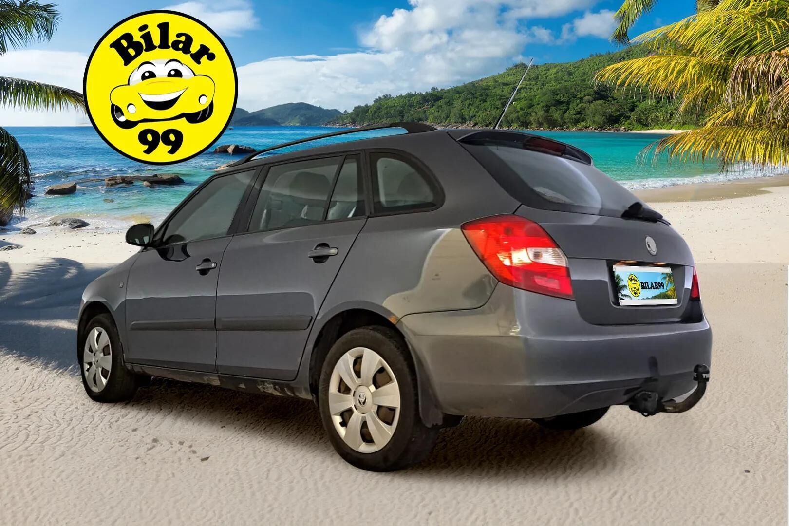 Skoda Fabia 2008 Combi 1,6 16V Ambiente - | Myydään huutokaupat.comissa | Vetokoukku | AUX | Lohko+sisäpistoke | - KORKO VAIN 3,99 %