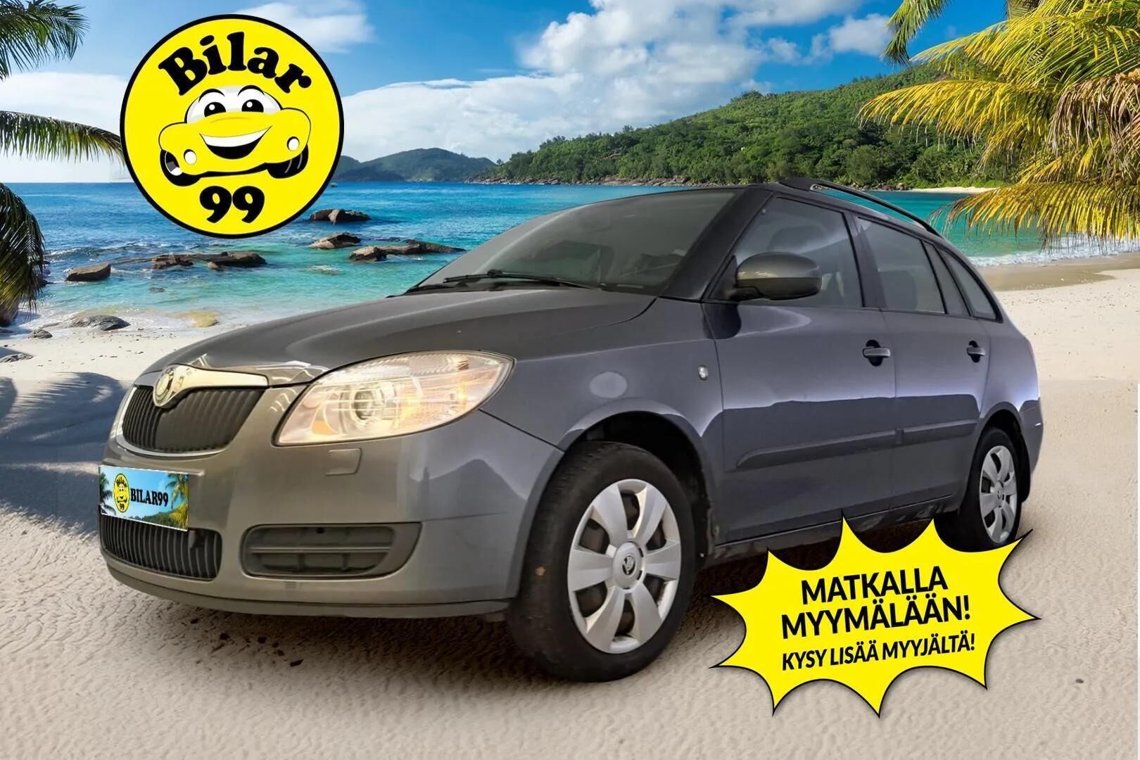 Skoda Fabia 2008 Combi 1,6 16V Ambiente - | Myydään huutokaupat.comissa | Vetokoukku | AUX | Lohko+sisäpistoke | - KORKO VAIN 3,99 %
