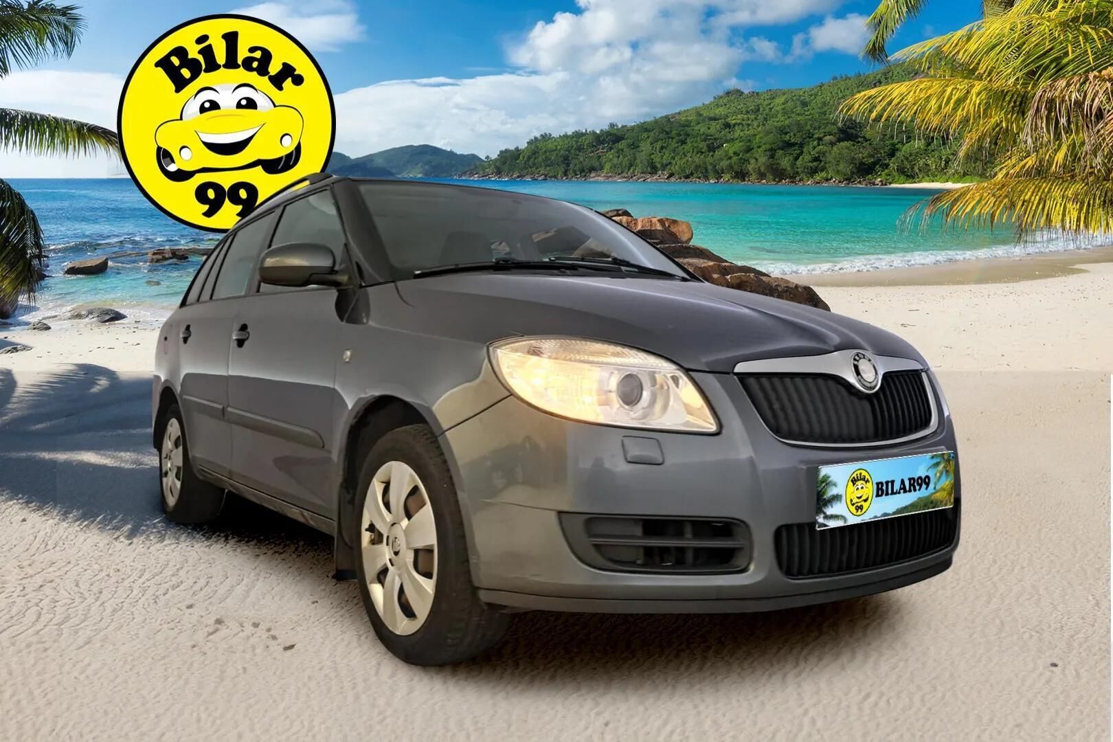 Skoda Fabia 2008 Combi 1,6 16V Ambiente - | Myydään huutokaupat.comissa | Vetokoukku | AUX | Lohko+sisäpistoke | - KORKO VAIN 3,99 %