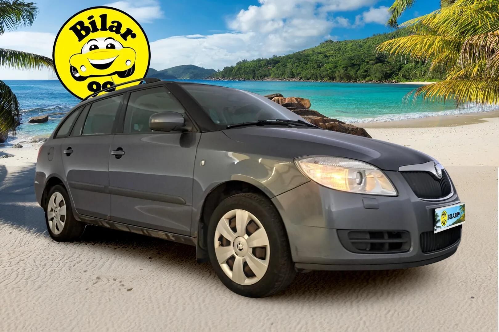 Skoda Fabia 2008 Combi 1,6 16V Ambiente - | Myydään huutokaupat.comissa | Vetokoukku | AUX | Lohko+sisäpistoke | - KORKO VAIN 3,99 %