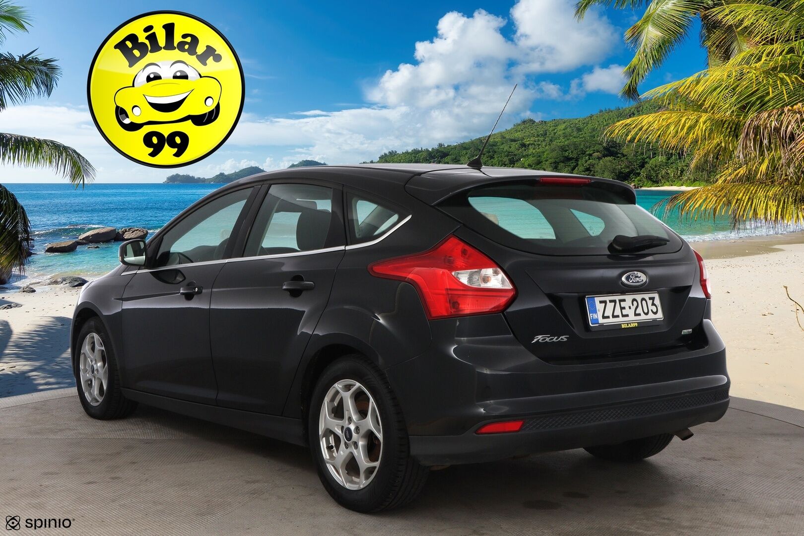 Ford Focus 2012 1,6 120 hv Flexifuel Titanium M5 5-ovinen - Suomiauto / Merkkihuollot / Vakkari / Lämmitettävä tuulilasi / Lohkolämmitin / 2x Renkaat aluvantein!