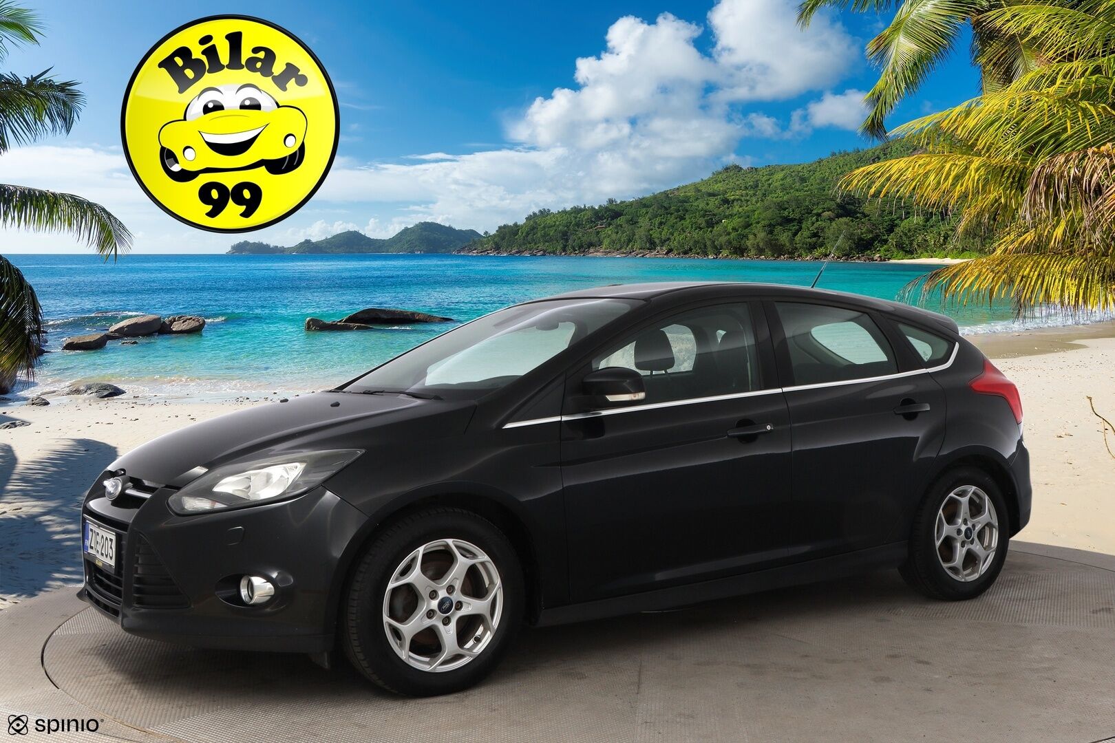 Ford Focus 2012 1,6 120 hv Flexifuel Titanium M5 5-ovinen - Suomiauto / Merkkihuollot / Vakkari / Lämmitettävä tuulilasi / Lohkolämmitin / 2x Renkaat aluvantein!