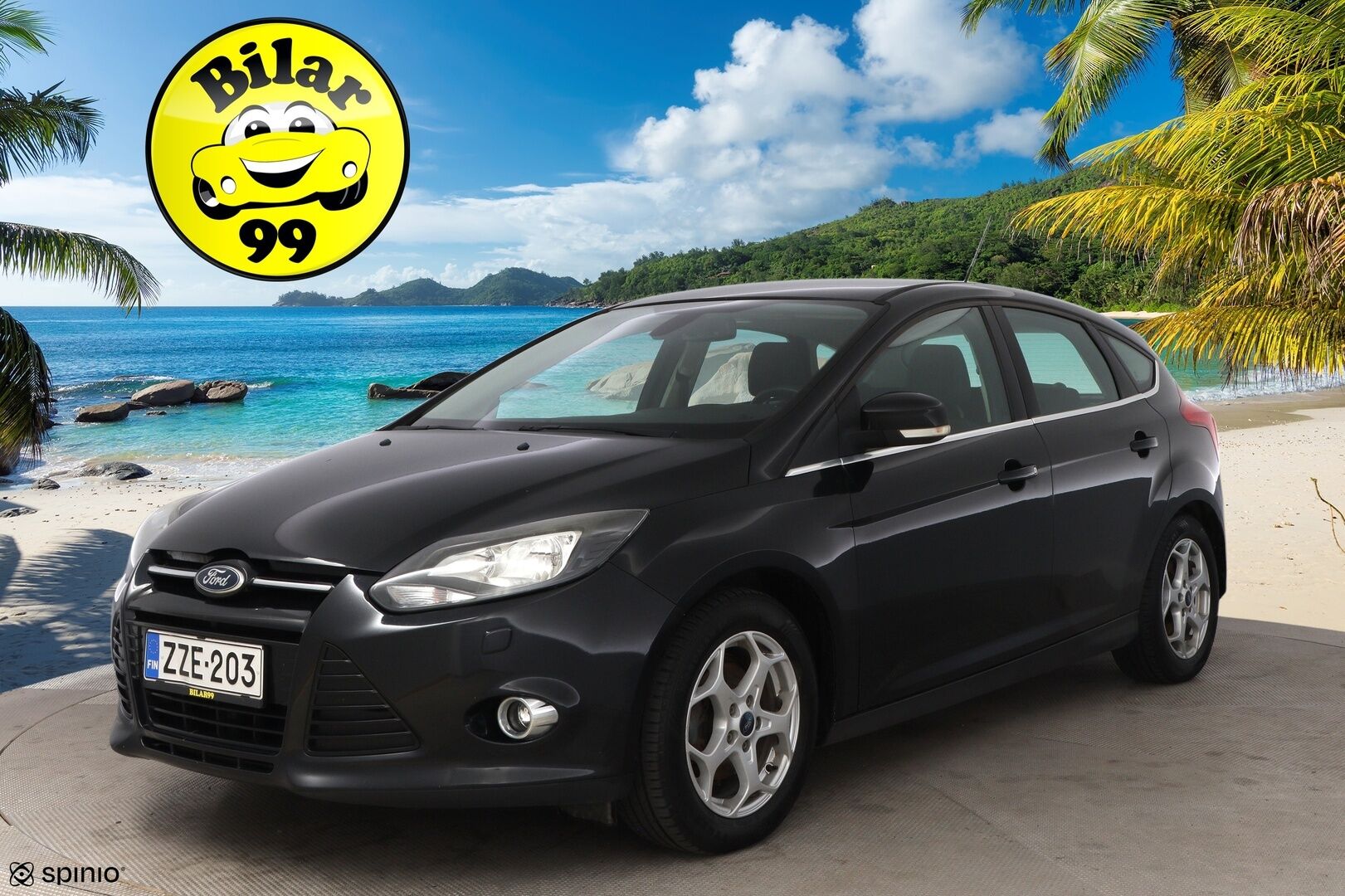Ford Focus 2012 1,6 120 hv Flexifuel Titanium M5 5-ovinen - Suomiauto / Merkkihuollot / Vakkari / Lämmitettävä tuulilasi / Lohkolämmitin / 2x Renkaat aluvantein!