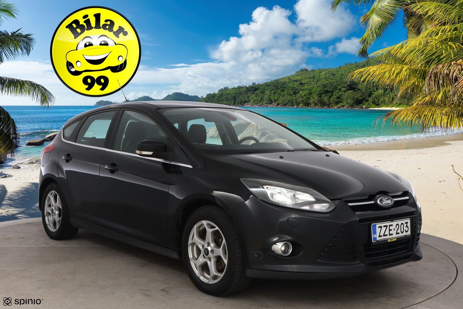 Ford Focus 2012 1,6 120 hv Flexifuel Titanium M5 5-ovinen - Suomiauto / Merkkihuollot / Vakkari / Lämmitettävä tuulilasi / Lohkolämmitin / 2x Renkaat aluvantein!