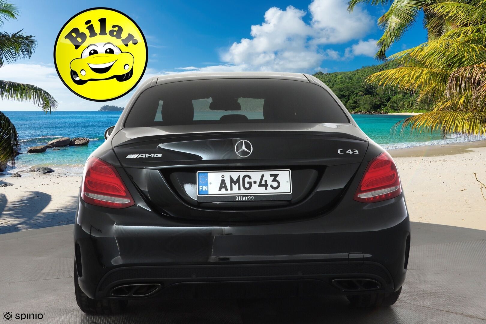 MERCEDES-BENZ C 43 AMG 2018 SPORT 4MATIC - | Burmester | ILS-LED | P.Kamera | Sporttipenkit | Keyless | Sport-putkisto | Vakkari | Suomi-auto |