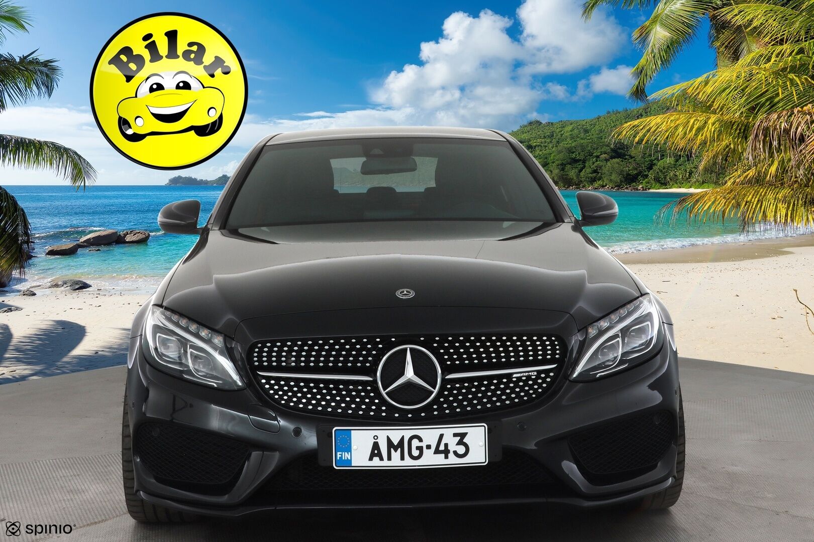 MERCEDES-BENZ C 43 AMG 2018 SPORT 4MATIC - | Burmester | ILS-LED | P.Kamera | Sporttipenkit | Keyless | Sport-putkisto | Vakkari | Suomi-auto |