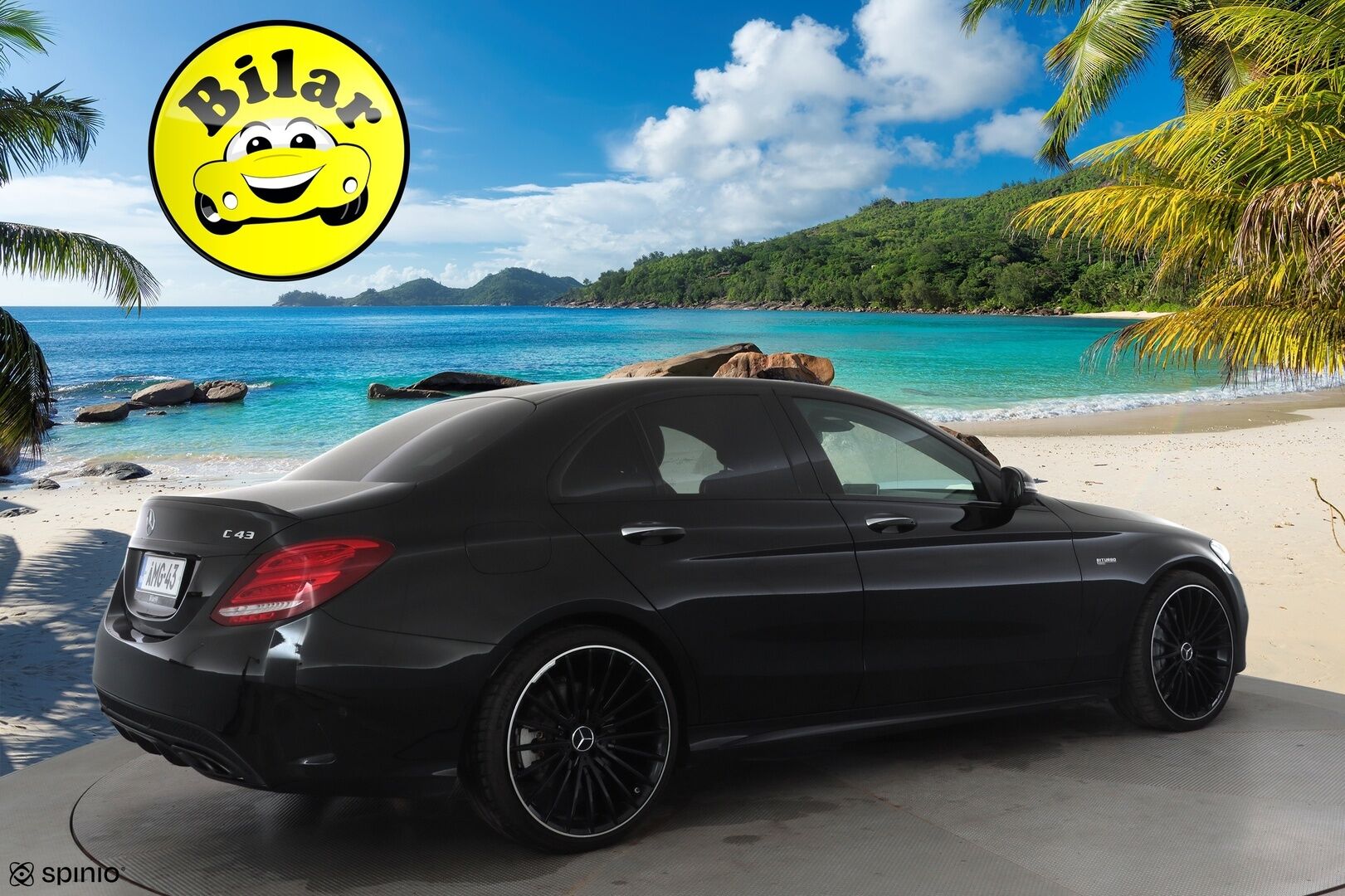 MERCEDES-BENZ C 43 AMG 2018 SPORT 4MATIC - | Burmester | ILS-LED | P.Kamera | Sporttipenkit | Keyless | Sport-putkisto | Vakkari | Suomi-auto |