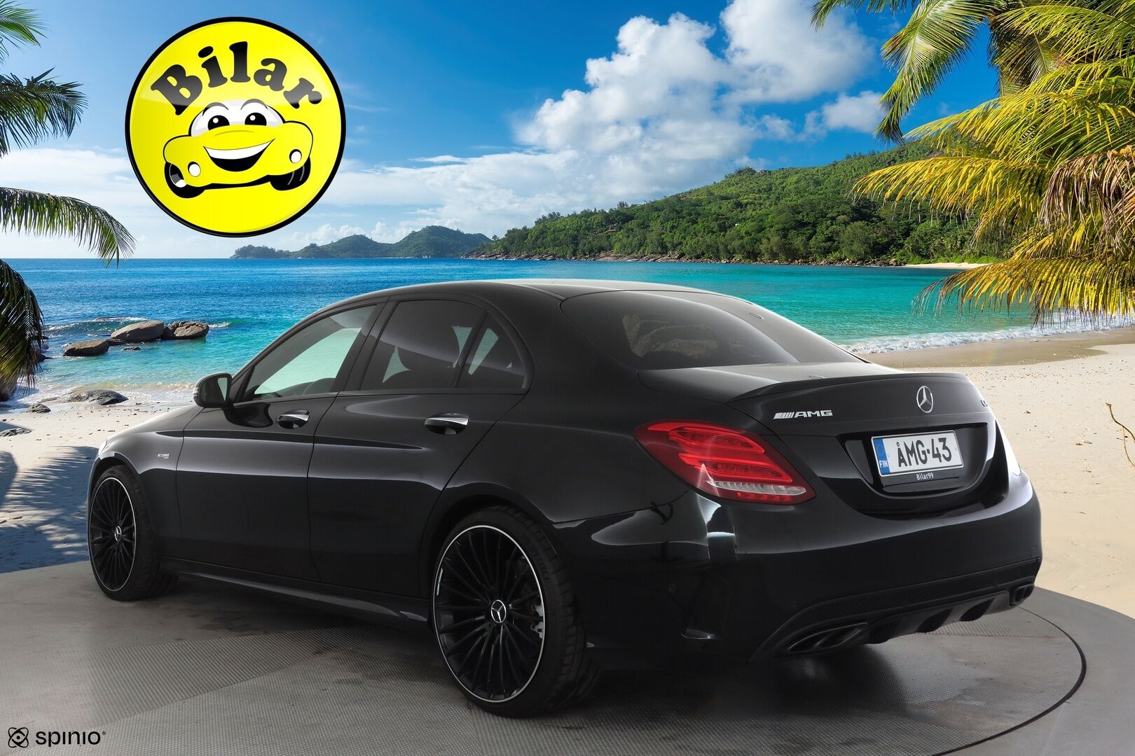 MERCEDES-BENZ C 43 AMG 2018 SPORT 4MATIC - | Burmester | ILS-LED | P.Kamera | Sporttipenkit | Keyless | Sport-putkisto | Vakkari | Suomi-auto |